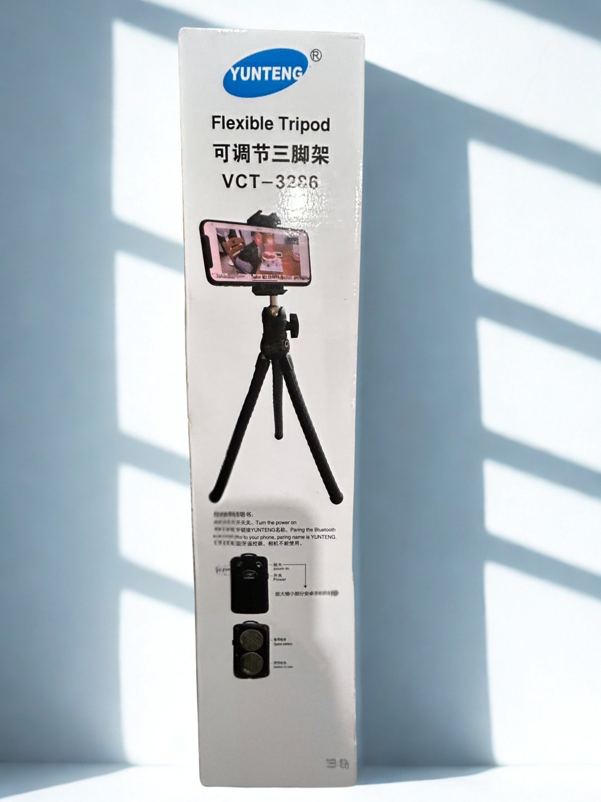 🌟 YUNTENG VCT-3286 Smart Flexible Tripod | Bluetooth Remote | 360° Grip 🌟