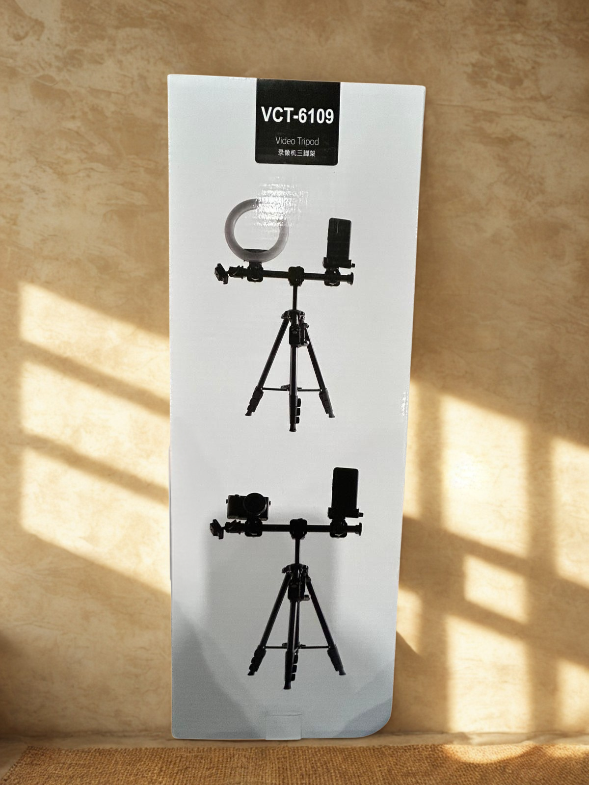 🎥 YUNTENG VCT-6109 Heavy-Duty Video Tripod | Fluid Pan Head | Studio-Grade Stability 🎥