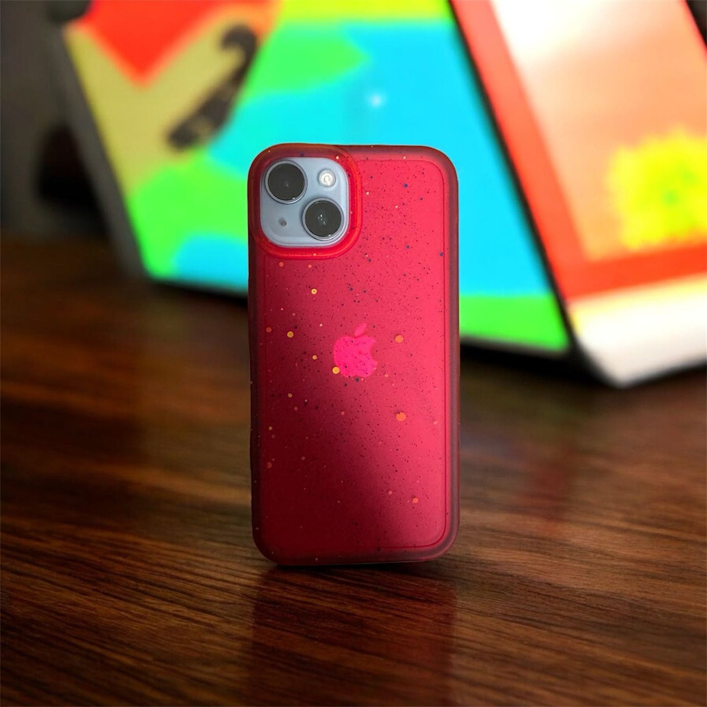 🔥 Sleek & Stylish Translucent Red Case for iPhone 13 🔥