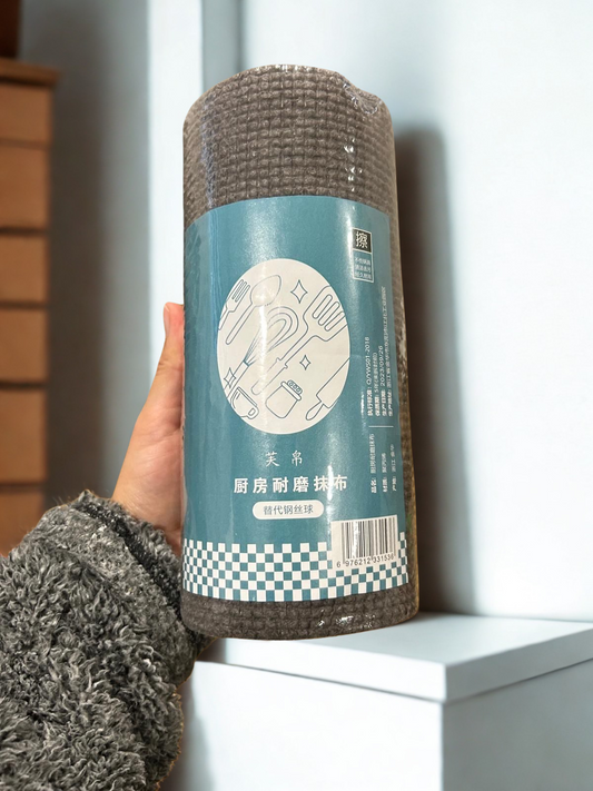 🔥 Meibo Heavy-Duty Kitchen Scrub Cloth - Scratch-Free Cleaning! 🔥