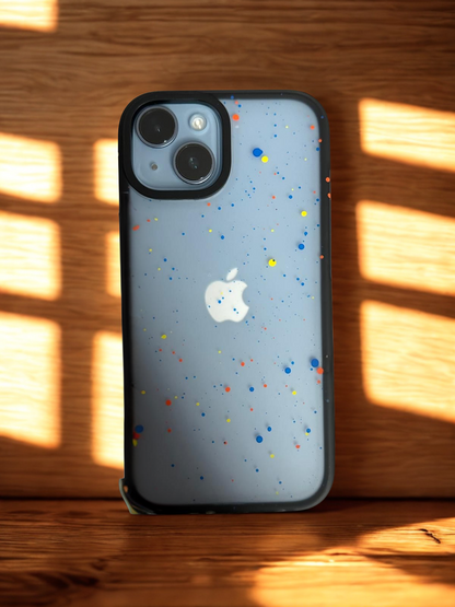 🔥 Sleek & Stylish Translucent Case Whit Black Border For iPhone 13 🔥