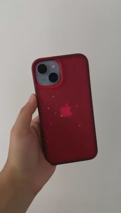 🔥 Sleek & Stylish Translucent Red Case for iPhone 13 🔥